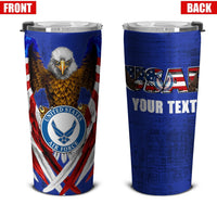 Personalized US Air Force Tumbler Stainless Steel