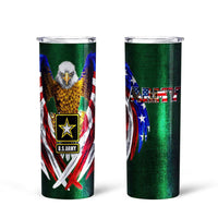 Personalized US Army Tall Glitter Tumbler