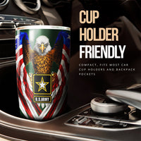 Personalized US Army Tumbler Stainless Steel