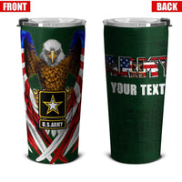 Personalized US Army Tumbler Stainless Steel