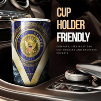 Personalized US Navy Custom Tumbler Stainless Steel