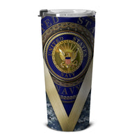 Personalized US Navy Custom Tumbler Stainless Steel