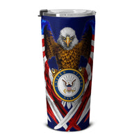 Personalized US Navy Tumbler Stainless Steel