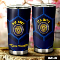 Personalized U.S. Navy Military Tumbler Cup Custom Name Car Accessories