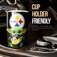 Pittsburgh Steelers Tumbler Cup Custom Car Accessories For Fan