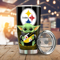 Pittsburgh Steelers Tumbler Cup Custom Car Accessories For Fan