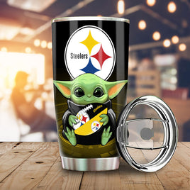 Pittsburgh Steelers Tumbler Cup Custom Car Accessories For Fan