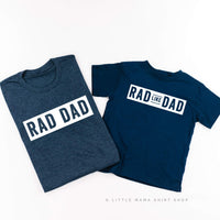 Rad Dad(one line) + Rad Like Dad - Set of 2 Shirts