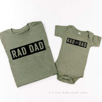 Rad Dad(one line) + Rad Like Dad - Set of 2 Shirts