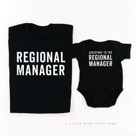 Assistant To The Regional Manager / Regional Manager - Set of 2 Tees