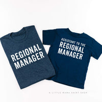 Assistant To The Regional Manager / Regional Manager - Set of 2 Tees