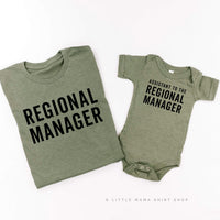 Assistant To The Regional Manager / Regional Manager - Set of 2 Tees