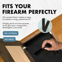Red Cardinal Bird Gun Concealment Furniture - Handcrafted Hidden Gun Storage Wall Decor - Hidden Gun Shelf with Magnetic Lock for Quick Access