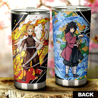 Rengoku And Giyuu Tumbler Cup Custom Car Accessories