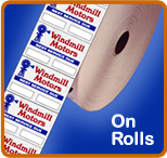 Oil Change Stickers - 3384 - Panel A - On Rolls