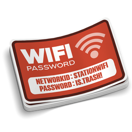 Firehouse Wifi | Funny Firefighter Stickers