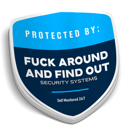 F Around and Find Out Security Sticker