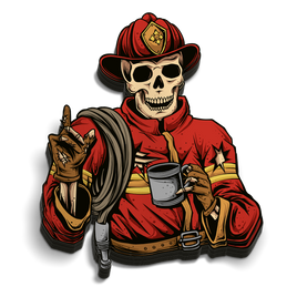 Hotshots - Coffee Time - Sticker