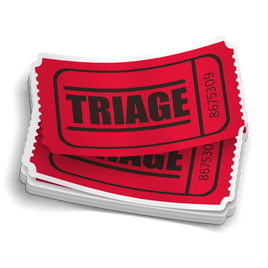 Admit One to TRIAGE Sticker