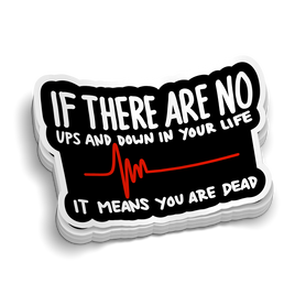 Ups and Downs | Funny Medical Stickers