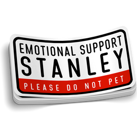 Emotional Support Stanley Sticker