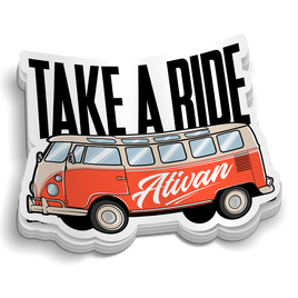 Take A Ride Sticker