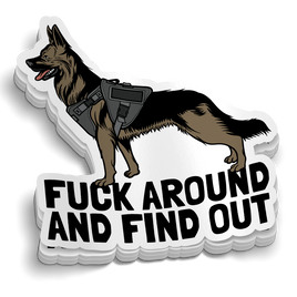 Police K-9 FAFO Sticker
