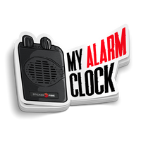 This is my Alarm Clock | Funny Firefighter Sticker