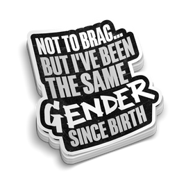 One Gender - Funny Tumbler Stickers