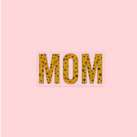 LMSS® STICKER - MOM - LEOPARD PRINT