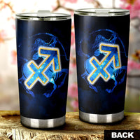Sagittarius Tumbler Cup Custom Name Zodiac Car Interior Accessories