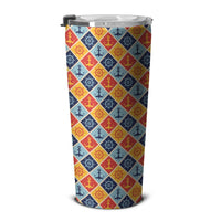 Sailor Anchor Tumbler Cup Custom Pattern Car Accessories