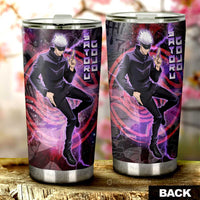 Satoru Gojo Tumbler Cup Custom Jujutsu Kaisen Anime Galaxy Manga Style