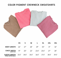 Embroidered PIGMENT Crewneck - Mama of An Angel - Add Your Custom Name - Tone on Tone Thread