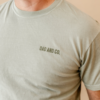 Embroidered Comfort Colors Tee - (Grandpa Name) & Co.