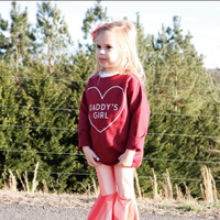 Daddy's Girl (Heart Around)  - Child Sweater