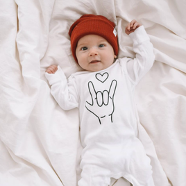 Sign Language - I Love You - Baby Sleeper