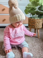 CUSTOM EMBROIDERED OUTLINE NAME - CHILD SWEATER