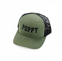 Father's Day Hat - Multiple Name & Color Options - Snapback Hat w/ Black Thread