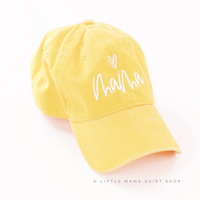 Mama (Heart Above) - Adult Baseball Cap