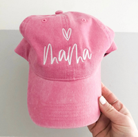 Mama (Heart Above) - Adult Baseball Cap