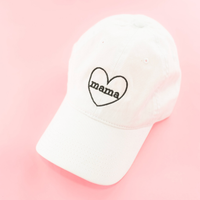 Mama (Heart Around) - Adult Baseball Cap