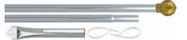 1" Diameter Aluminum Display Pole Set