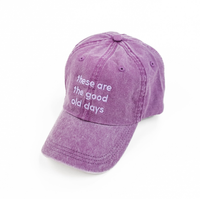 These Are The Good Old Days - Adult Baseball Cap
