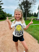 (Choose Your Grade) Vibes - Peace Smiley - Child Tee