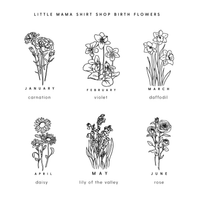 Birth Flowers (Choose Your Month/Flower) - Child Tee