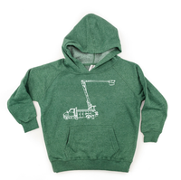 Trucks N' Things Minimalist Design - (Choose Your Vehicle) - Child Hoodie