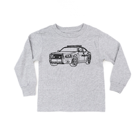 Trucks N' Things Minimalist Design - (Choose Your Vehicle) - Child Long Sleeve Tee
