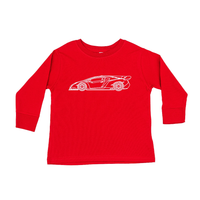 Trucks N' Things Minimalist Design - (Choose Your Vehicle) - Child Long Sleeve Tee