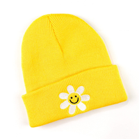 Smiley Flower - Child Beanie